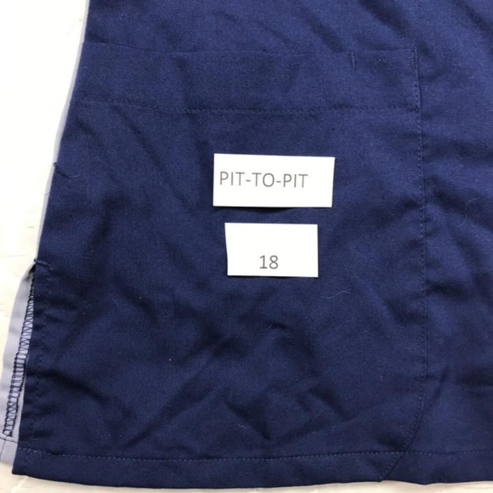Grey's Anatomy by Barco blue scrub top size XS - Picture 2 of 3